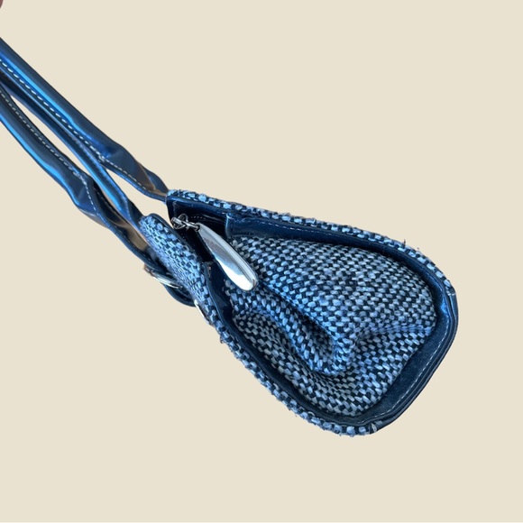 Plaid Belted Baguette - Picture 2 of 4